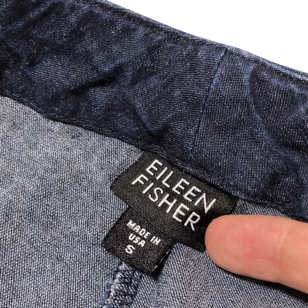 Eileen Fisher Wide Leg Jeans - Picture 8 of 13